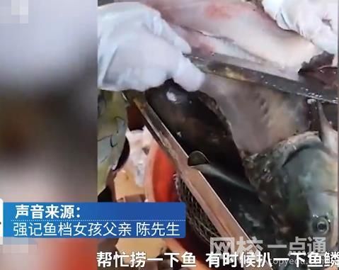 9歲女童檔口持刀殺魚扒鱗 具體是什么情況?