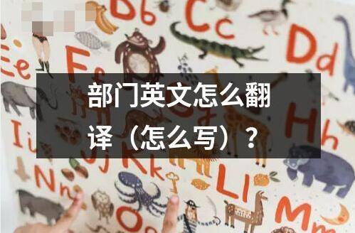 部門英文怎么翻譯（怎么寫）？