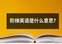 階梯英語是什么意思？